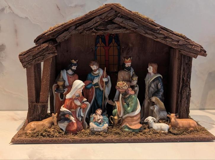 Kerststal klassieke beelden, Antiek en Kunst, Antiek | Religie, Ophalen