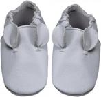Lichtgrijze babyslofjes van Hobea met oortjes, Ophalen of Verzenden, Nieuw, Jongetje of Meisje, Slofjes