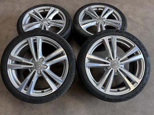 18 inch originele S line velgen + zomerbanden Audi A3, Auto-onderdelen, Banden en Velgen, Banden en Velgen, Zomerbanden, 18 inch