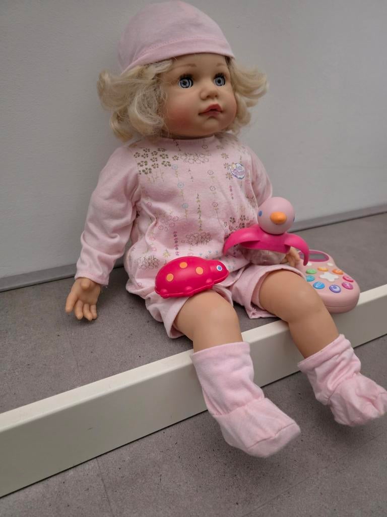 Zapf Creation Talking Little Sunshine Baby Doll pop, Ophalen of Verzenden