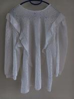 Crèmekleurige blouse met ruffles Everme (Takko) maat l, Kleding | Dames, Maat 42/44 (L), Ophalen of Verzenden, Everme (Takko)