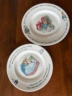 2 Peter Rabbit Wedgwood Bordjes, Huis en Inrichting, Ophalen of Verzenden, Zo goed als nieuw, Bord(en), Wedgwood