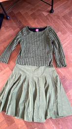 Mooie Rok zgan met passende top Kyra&co mt 36, Kleding | Dames, Rokken, Ophalen of Verzenden, Zo goed als nieuw, Maat 36 (S), Groen