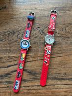 2 Kinderhorloges: Ajax & Auto - Batterij Nodig, Sieraden, Tassen en Uiterlijk, Horloges | Kinderen, Ophalen of Verzenden, Gebruikt