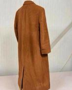 Vintage Trench Coat - Jobis Luxury angora-mohair wol jas L, Bruin, Maat 42/44 (L), Ophalen of Verzenden, Zo goed als nieuw