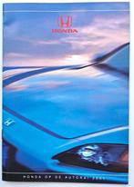 Brochure Honda AutoRai 2001, Honda, Nieuw, Ophalen of Verzenden, Honda