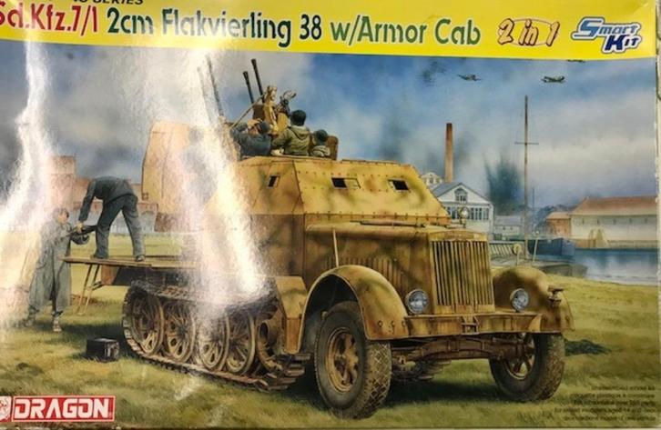Coelianmodels, Dragon 6533, Sd.Kfz. 7/1 Flak, 1/35, € 64,99, Hobby en Vrije tijd, Modelbouw | Auto's en Voertuigen, Nieuw, Tank