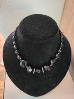 Bijoux ketting, Ophalen of Verzenden, Gebruikt, Zwart, Overige materialen