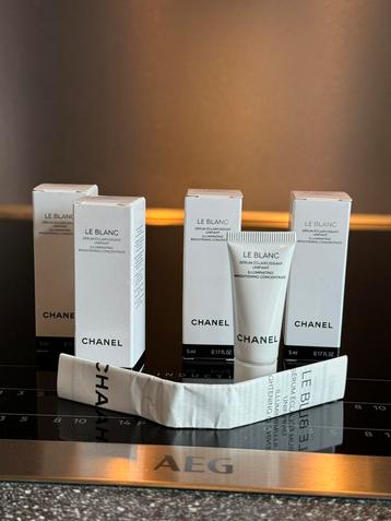 Chanel le blanc illuminating brightening concentrate 4x5ml beschikbaar voor biedingen