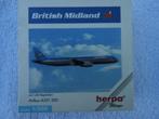 British Midland Airbus A321-200 1:500, Verzenden, Nieuw, Schaalmodel