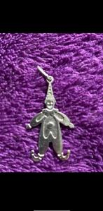 Zilveren bedel kettinghanger clown harlekijn bedelarmband, Ophalen of Verzenden, Zilver