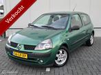 Renault Clio 1.4-16V Expression 168DKM! Automaat!, Stof, Gebruikt, Grijs, 39 €/maand