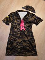 Leger kostuum jurkje carnaval - Maat XL, Carnaval, Maat 46/48 (XL) of groter, Ophalen of Verzenden, Zo goed als nieuw