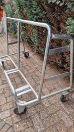 Transportkar met wielen, Doe-het-zelf en Verbouw, Transportwagens, 100 liter of meer, Ophalen of Verzenden, Gebruikt, Transportkar