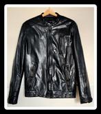 Leren jas, Zwart, Black Rivet, Gedragen, Verzenden