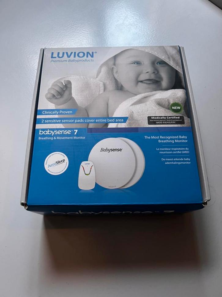 Luvion BabySense 7 Ademhalingsmonitor, Kinderen en Baby's, Babyfoons, Zo goed als nieuw, 250 meter of meer, Ophalen of Verzenden