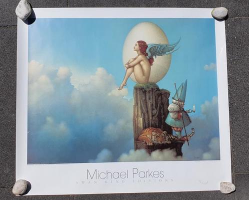 Michael Parkes - Magic Spring - poster limited edition, Verzamelen, Posters, Gebruikt, Overige onderwerpen, Deurposter of groter