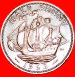 Ⰿ SHIP (1953-1970): GREAT BRITAIN 1/2 PENNY 1963!, Ophalen of Verzenden, Overige landen, Losse munt