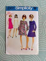 Vintage origineel Naaipatroon simplicity jurk 2307 maat 36, Hobby en Vrije tijd, Kledingpatronen, Overige merken, Overige typen