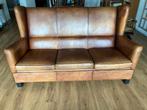 Schaapsleren bank driezits - 1.85m, Huis en Inrichting, Banken | Bankstellen, Ophalen, Gebruikt