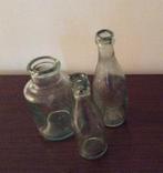 3 oude flesjes, Antiek en Kunst, Curiosa en Brocante, Ophalen of Verzenden