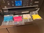 Epson Stylus SX535WD met wat inktpatronen, Computers en Software, Printers, Gebruikt, All-in-one, Ophalen of Verzenden, Ingebouwde Wi-Fi