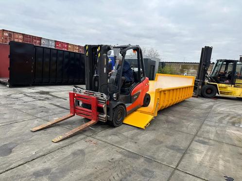 Sidalco 11 m3 Inrijbak gekombinerrd pendel kiepklep, Zakelijke goederen, Machines en Bouw | Keten en Containers