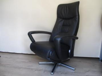 NIEUWSTAAT design relax fauteuil Twice 2 motoren  accu zwart beschikbaar voor biedingen
