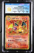 CGC 10 Pristine Charizard 25th Anniversary Promo Japanese, Hobby en Vrije tijd, Verzamelkaartspellen | Pokémon, Ophalen of Verzenden