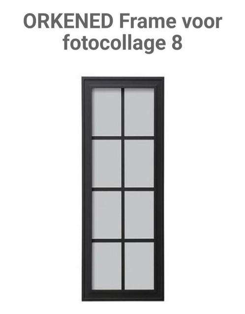 Ikea ORKENED lijst voor fotocollage 8 fotos, Huis en Inrichting, Woonaccessoires | Lijsten, Gebruikt, 50 tot 75 cm, Minder dan 50 cm