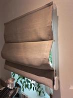 Vouw gordijnen. Verduisterend Linnenstructuur beige/ zand, Ophalen of Verzenden, Zo goed als nieuw, Beige, 200 cm of meer