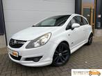 Opel Corsa 1.4-16V OPC-Line 90pk AircoCruiseVelgenBluetooth, Auto's, Voorwielaandrijving, Gebruikt, Zwart, 4 cilinders