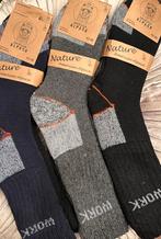 Warme Alpaca wollen (werk) sokken 3 paar Maat 43-46, Ophalen of Verzenden, Nieuw, Maat 43 t/m 46, Zwart
