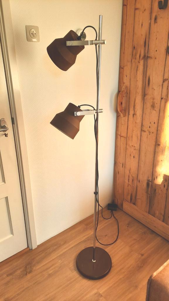 Dijkstra vintage vloerlamp jaren 70,lees de beschrijving, Huis en Inrichting, Lampen | Vloerlampen, Zo goed als nieuw, 150 tot 200 cm