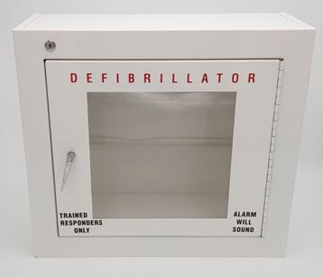 Stalen kast voor AED - Defibrillator met alarm (1x) beschikbaar voor biedingen