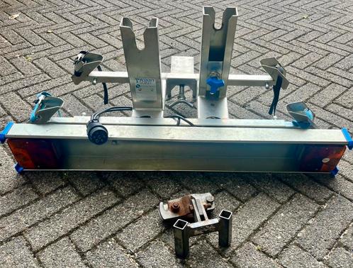 Fietsendrager Twinny Load trekhaak bevestiging 75 kg max, Auto diversen, Fietsendragers, Gebruikt, Trekhaakdrager, 2 fietsen, Ophalen