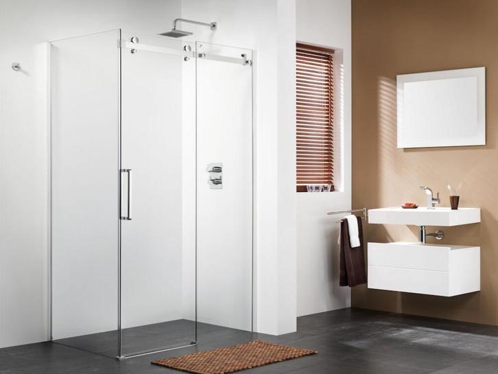 Sealskin 350 Schuifdeur met zijwand, 1200x900mm, 8mm, Doe-het-zelf en Verbouw, Sanitair, Nieuw, Douche, Glas, Ophalen