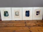 Jeroen Krabbe 4 x origineel litho beperkte oplage., Antiek en Kunst, Ophalen of Verzenden