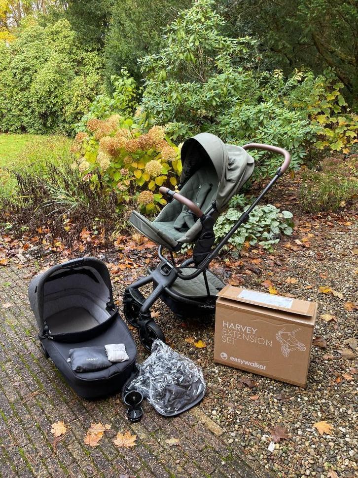 Easywalker Harvey 3 premium (met extensieset voor duowagen), Kinderen en Baby's, Kinderwagens en Combinaties, Gebruikt, Combiwagen