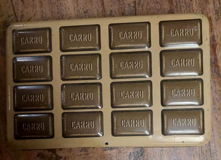 Oude Driessen Carro's Chocolade Blik, Verzamelen, Blikken, Gebruikt, Koek(jes), Overige merken, Ophalen of Verzenden