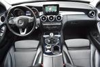 Mercedes-Benz C-klasse Estate 180 Lease Edition '16 LED Clim, Auto's, Leder en Stof, Zwart, Handgeschakeld, 19 km/l