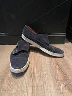 santoni oger heren blauw loafers espadrilles mt 45,5 (10,5), Loafers, Blauw, Ophalen of Verzenden, Zo goed als nieuw