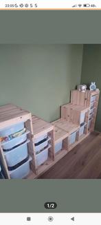 Trofast kasten zgan inclusief bakken, Huis en Inrichting, Ophalen, 5 laden of meer, 50 tot 100 cm, Zo goed als nieuw