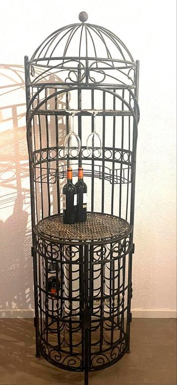 Gietijzeren Wijnrek - Thuis/Restaurant beschikbaar voor biedingen