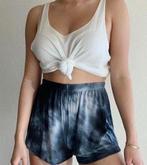 Brandy Melville tie dye shorts one size, Gedragen, Blauw, Brandy Melville, Kort