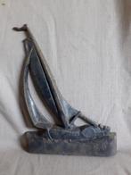 Retro, vintage zwaar gietijzeren zeilboot, boot, Ophalen of Verzenden