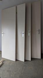 Binnendeuren opdek 73 x 202 links, Doe-het-zelf en Verbouw, Deuren en Horren, Ophalen, Gebruikt, Minder dan 80 cm, Binnendeur
