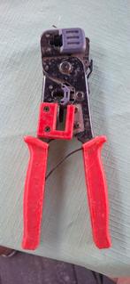 Netwerktang RJ45 Krimptang, Doe-het-zelf en Verbouw, Gereedschap | Handgereedschap, Ophalen of Verzenden, Gebruikt