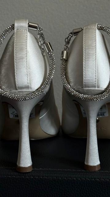  Next Satin Bruidspumps | Strass Enkelband | Nieuw Label beschikbaar voor biedingen