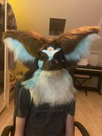 Dinomask fursuit met character rights, Hobby en Vrije tijd, Ophalen of Verzenden, Zo goed als nieuw, Handschoenen, Hoed of Pet